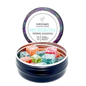 Shroomies Microbites Assorted Gummies 3000mg